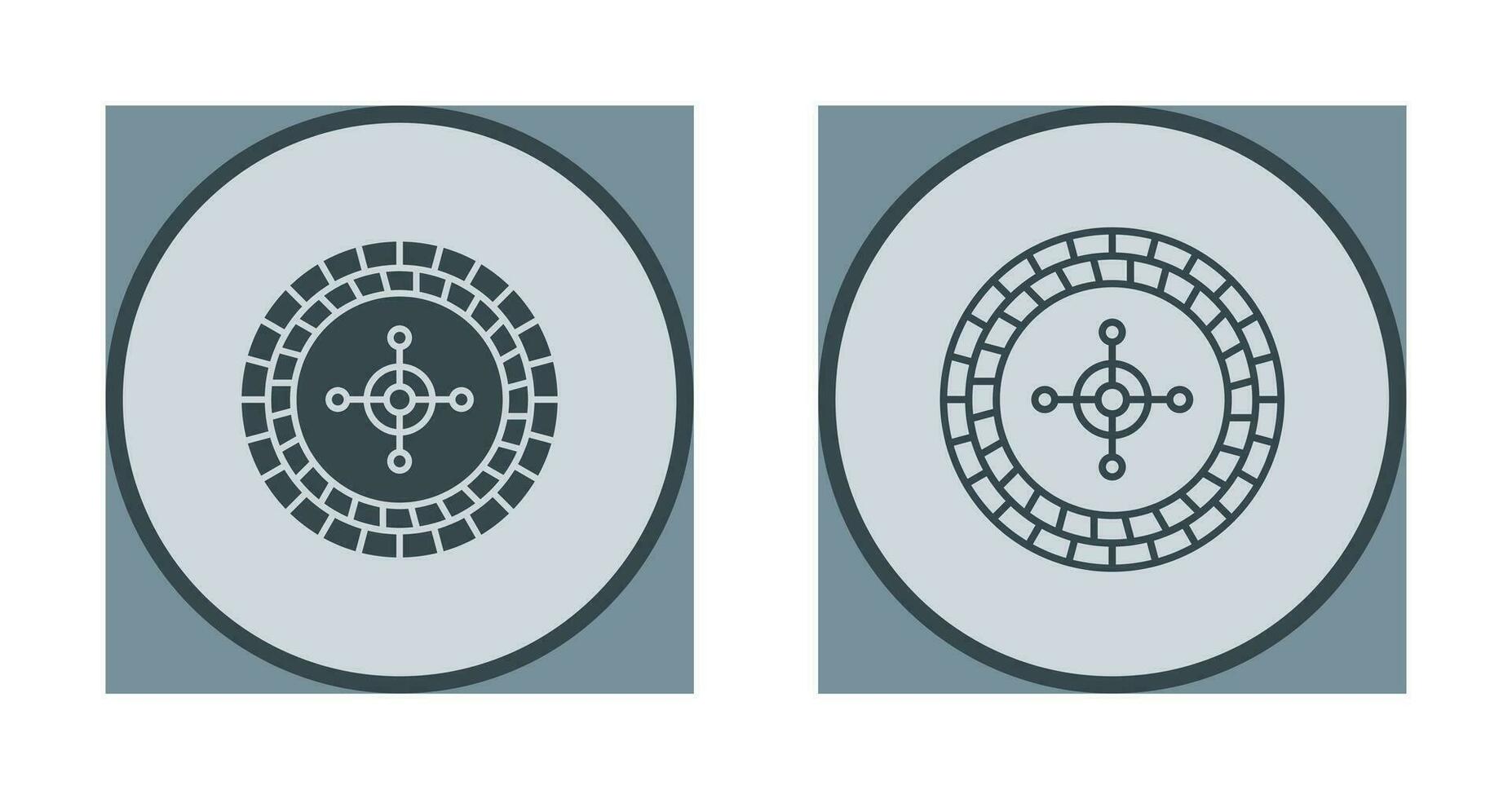 icono de vector de ruleta