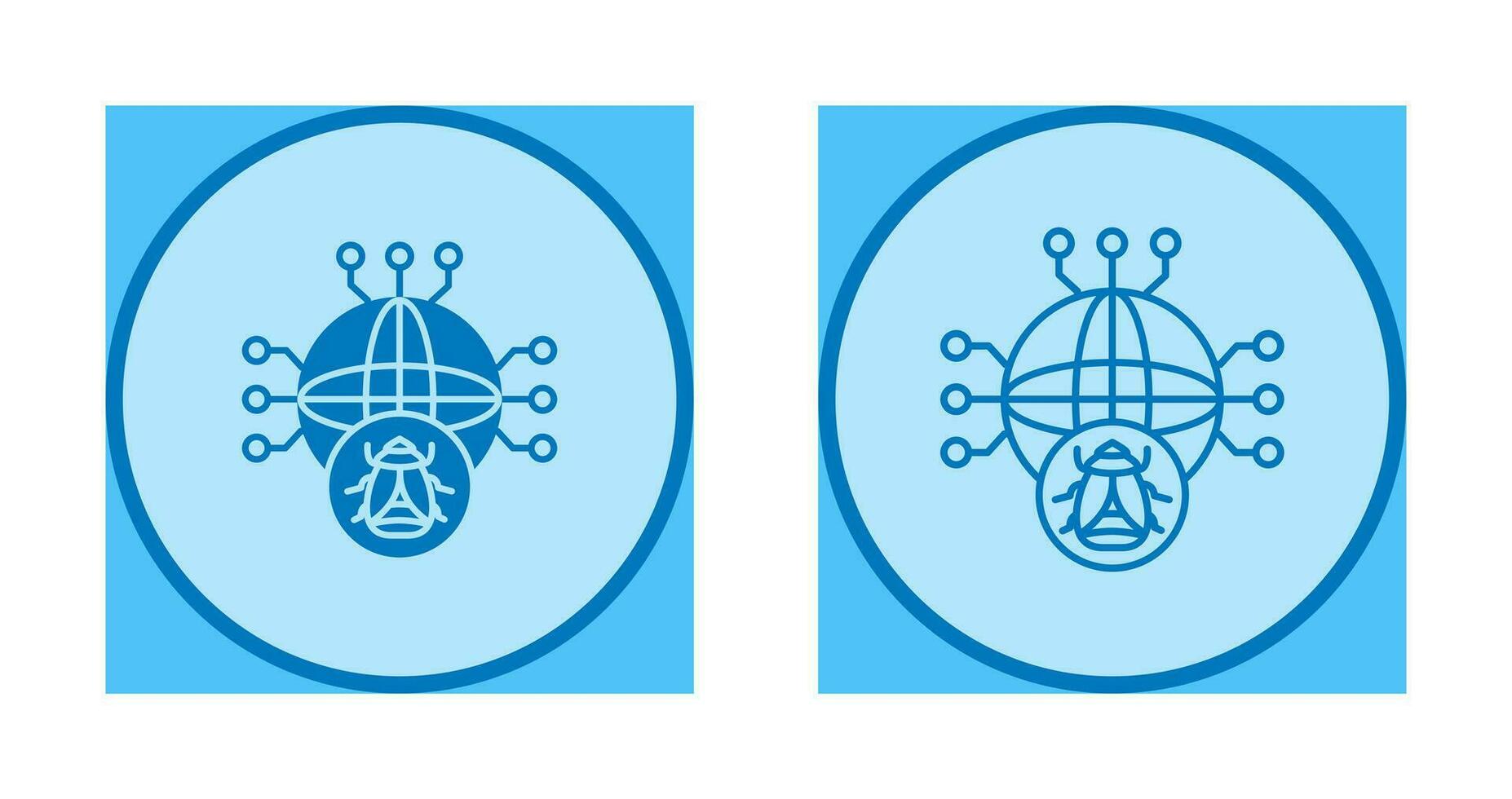 Global Malware Vector Icon
