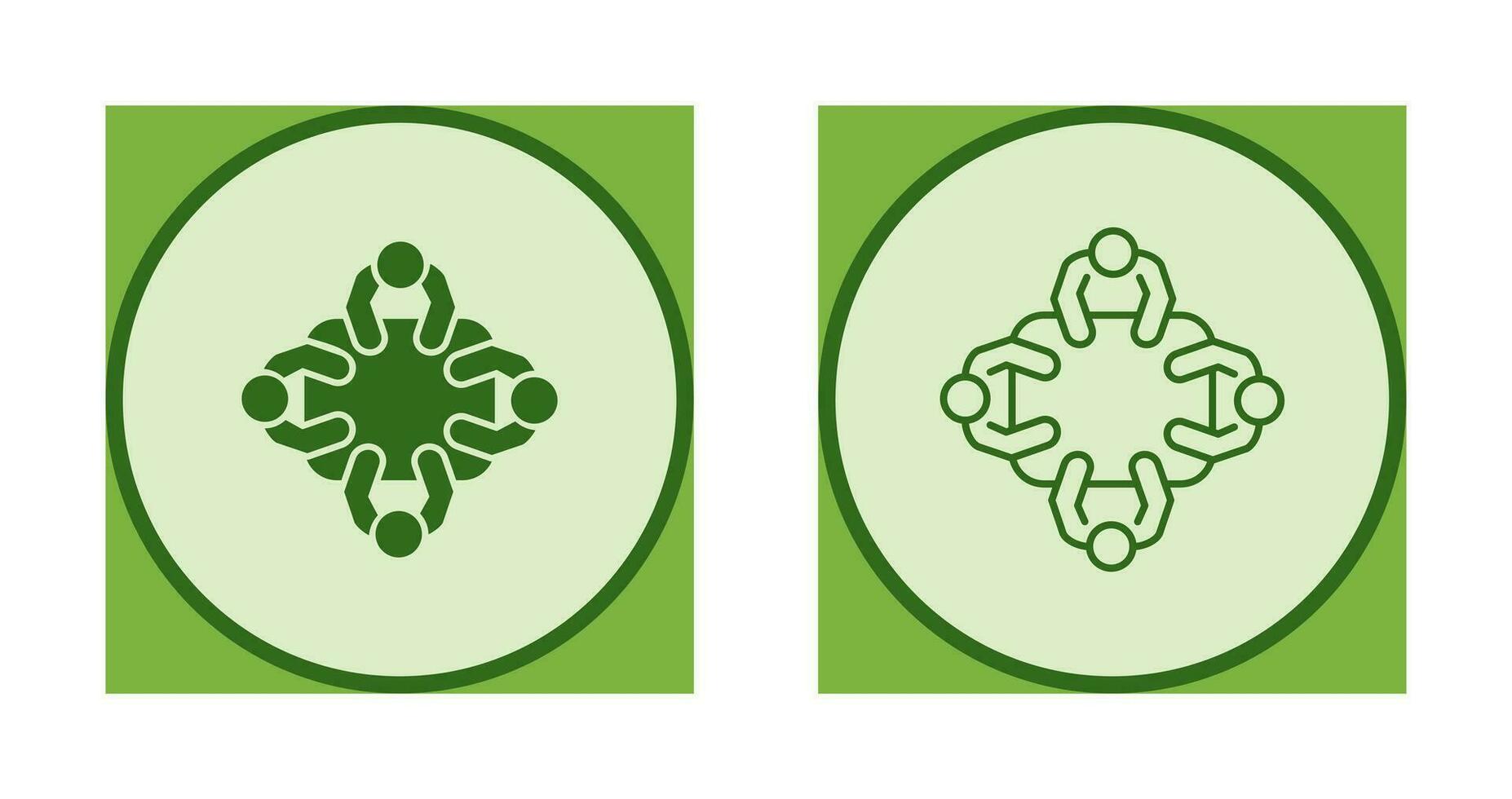 Staff Meeting Vector Icon