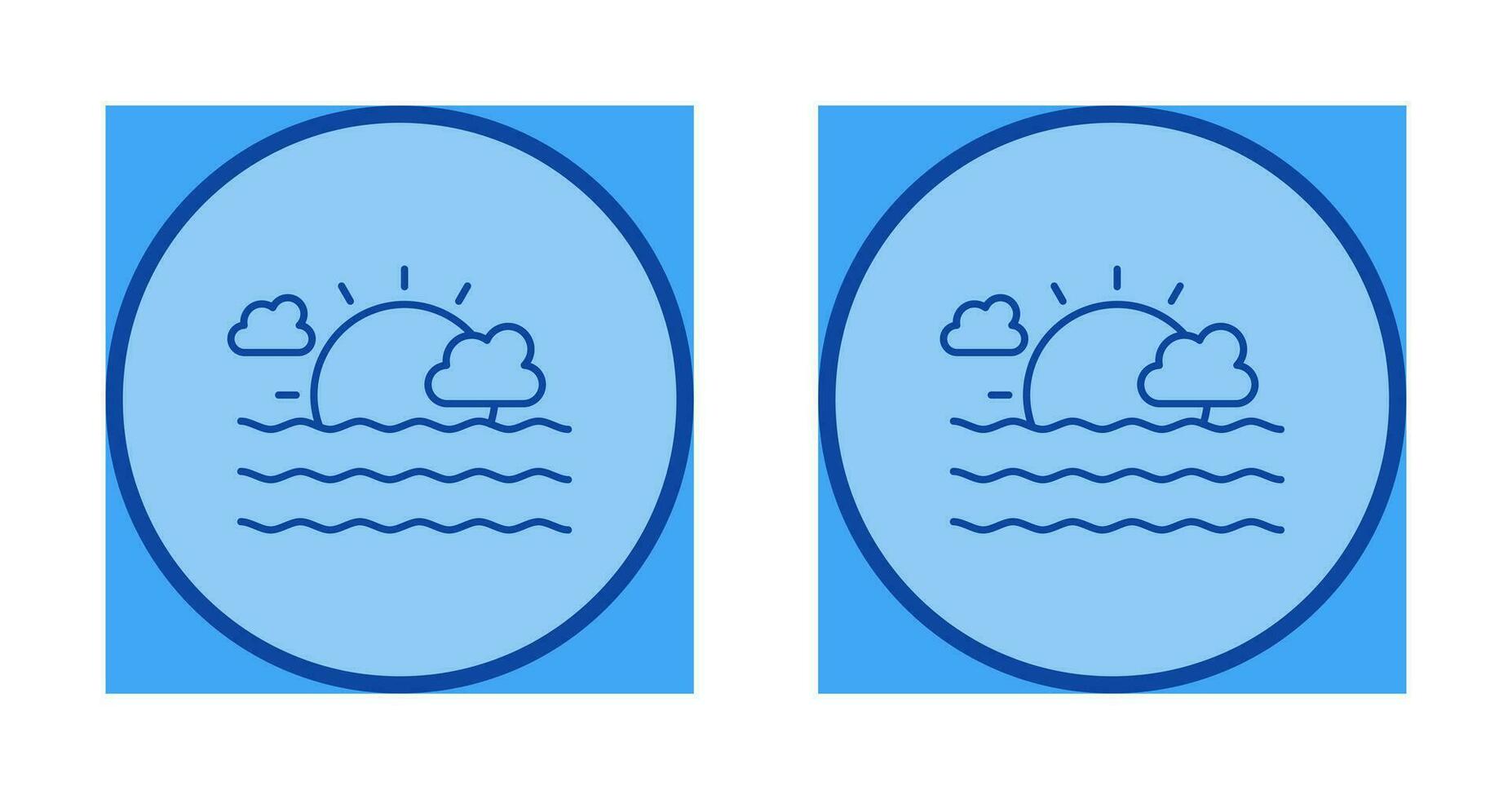 icono de vector de mar