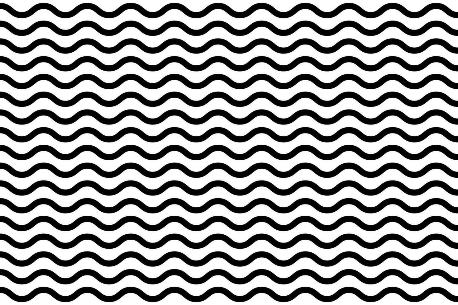 Thin wavy lines seamless pattern. Repeatable wavy zigzag lines vector pattern.