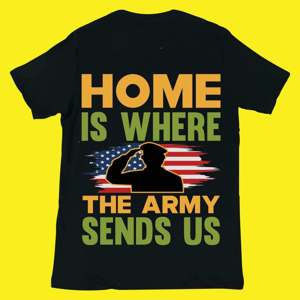 Veterans day awesome t-shirt design for print vector