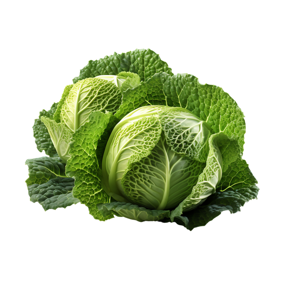 Cabbage, Cabbage Png, Cabbage Vegetables Png, Cabbage Clipart, Transparent Background, AI Generative png