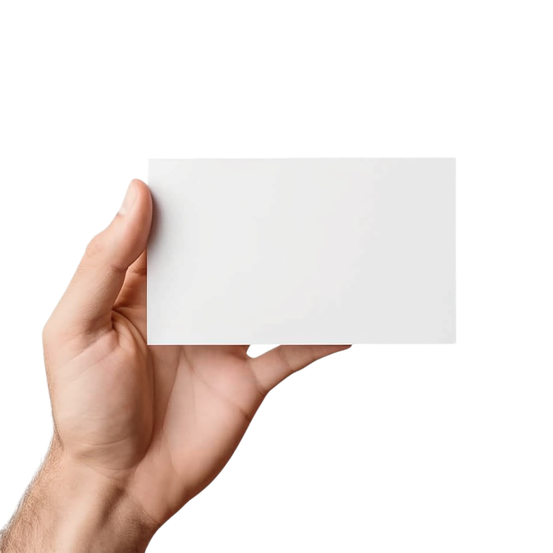 Hands Holding A White Card, Hands Holding Blank Paper Png, Blank Card With Hand, Transparent