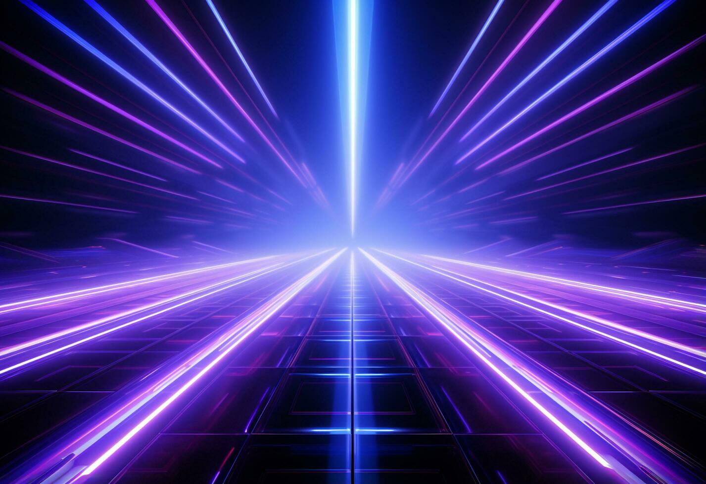 Ai Generative Neon illuminated futuristic backdrop realistic image, ultra hd, high design very detailed photo