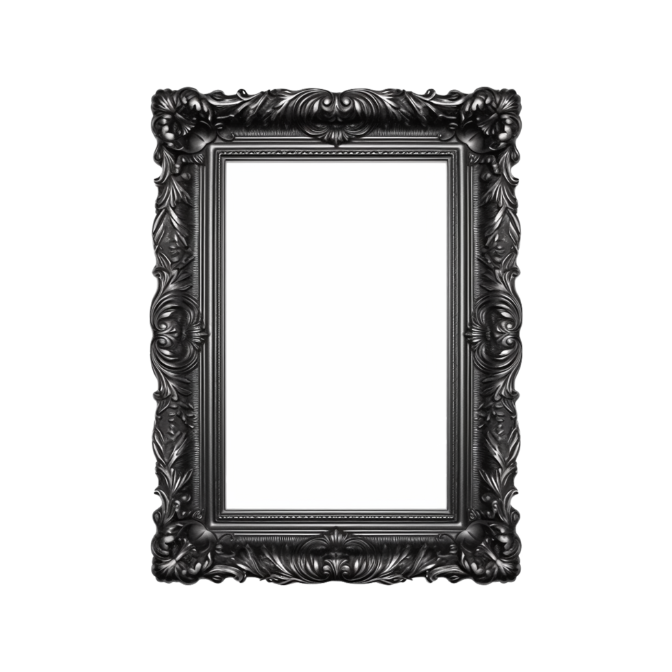 Frame Black, Black Color Photo Frame, Photo Frame Png, Transparent