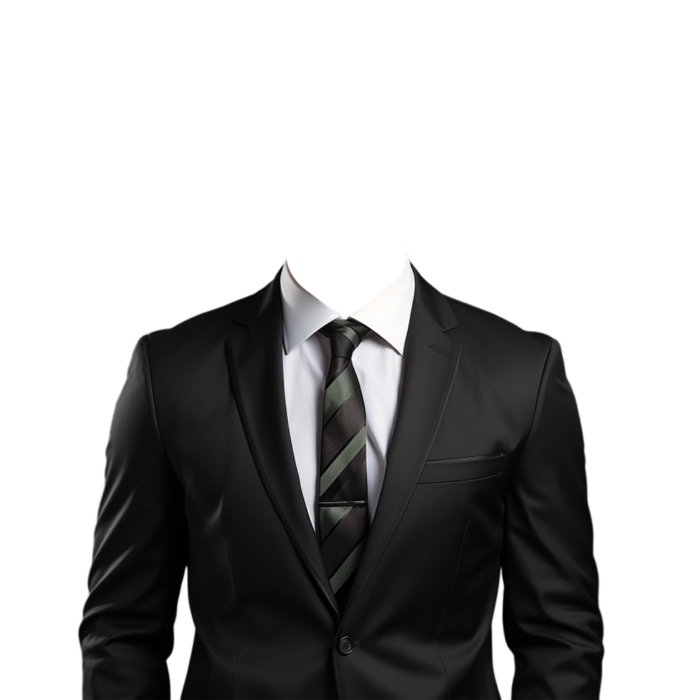 Man Suit Png, Man Formal Suit, Man Formal Suit Png, Black Suit, Transparent  Background, AI Generative 29283845 PNG