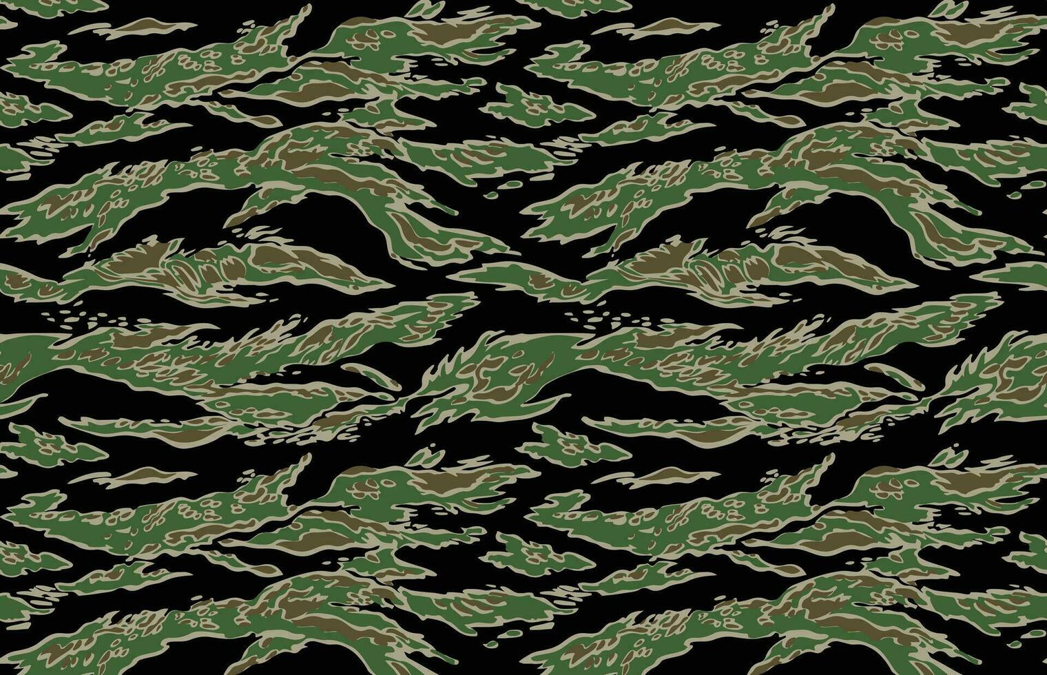 raya de tigre camuflaje vector modelo