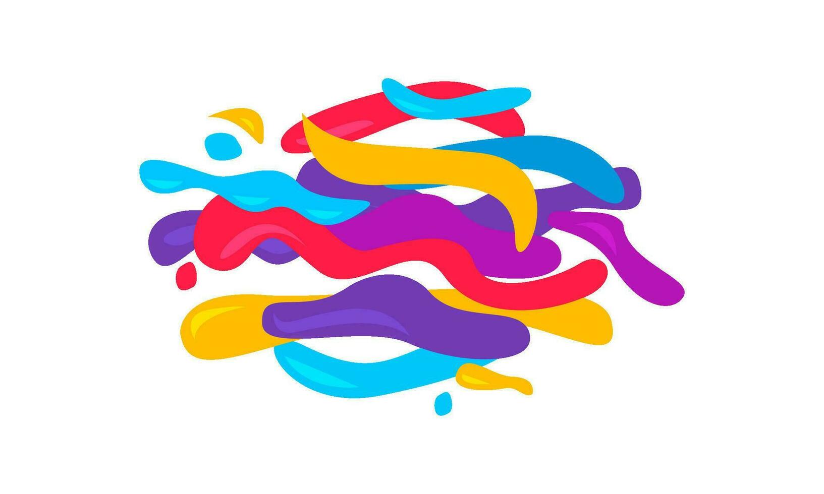 Colorful doodles, colorful doodles, balloons, vector