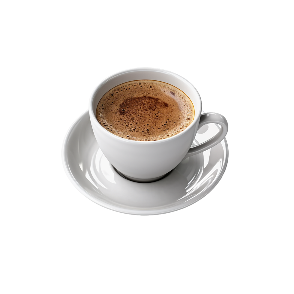 kaffe kopp, kaffe kopp png, kaffe kopp ClipArt, kaffe kopp topp se, transparent bakgrund, ai generativ png