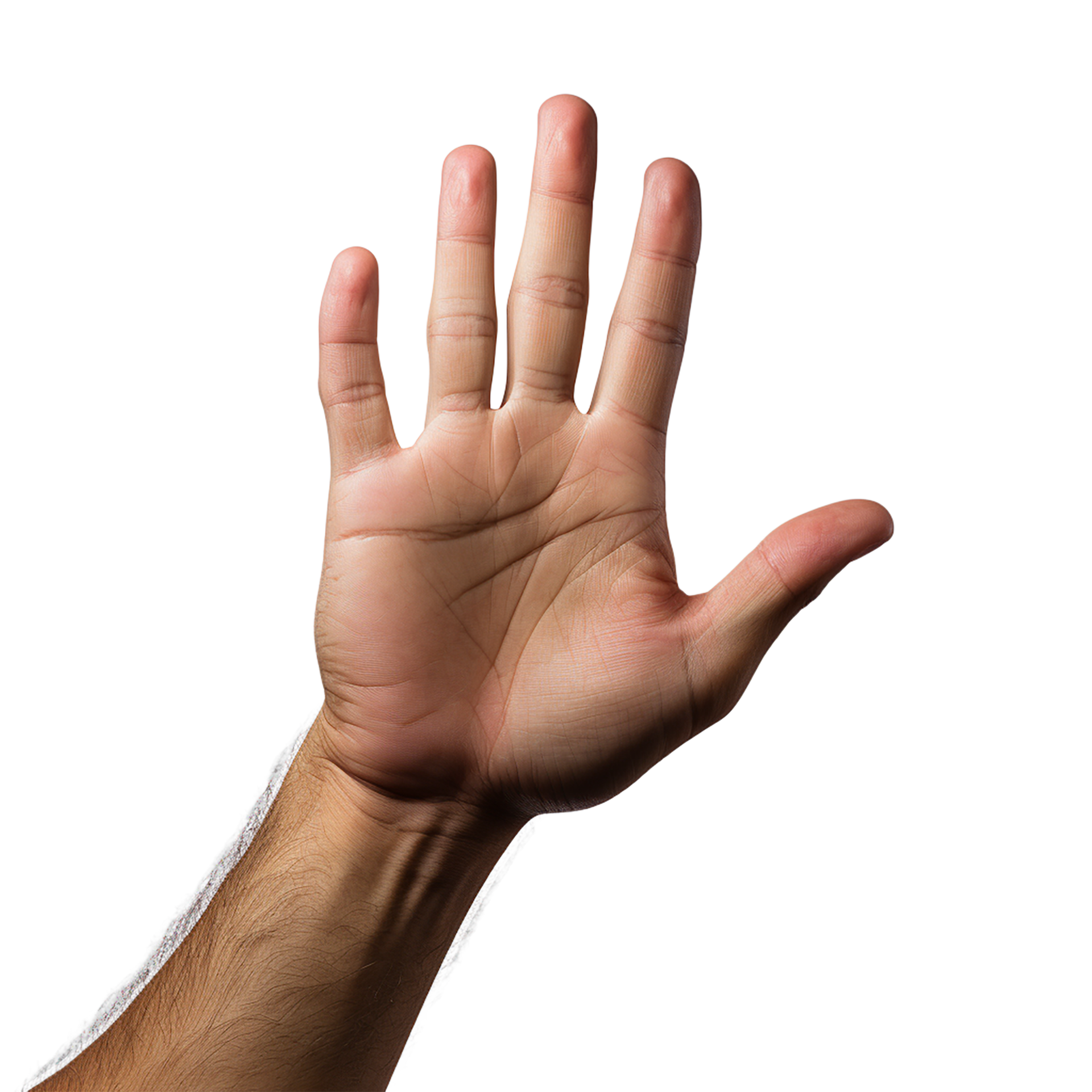 Hand, Hand Png, Five Fingers Png, Hand With Transparent Background