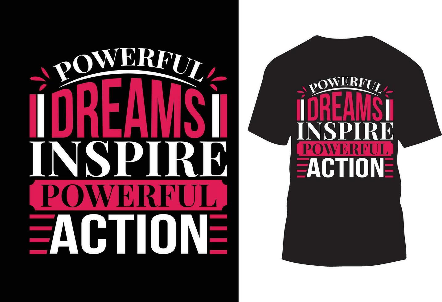 Typography t shirt design, motivational typography t shirt design vector