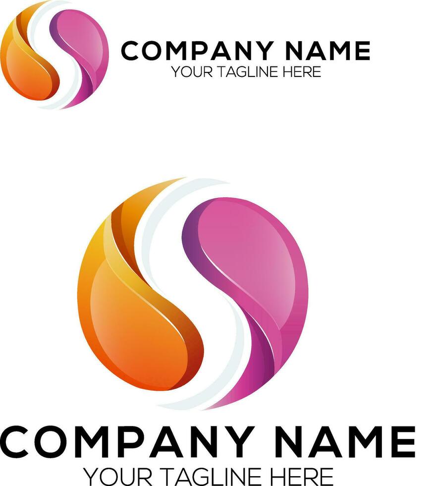 Letter S logo icon design template elements vector