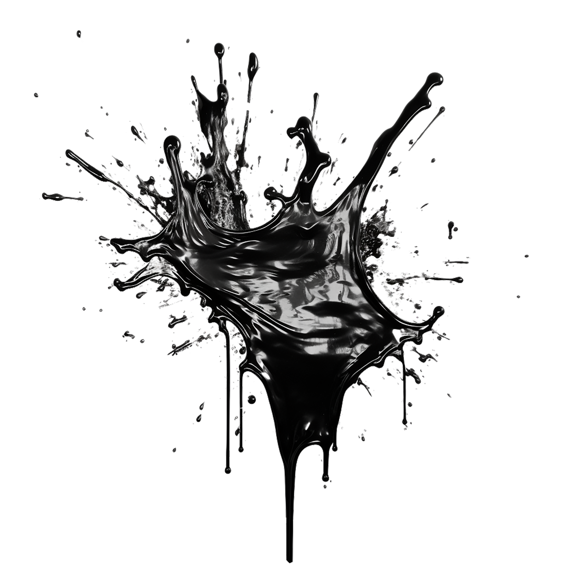 Paint Splash, Black Paint Splash, Black Paint Splash Png, Transparent
