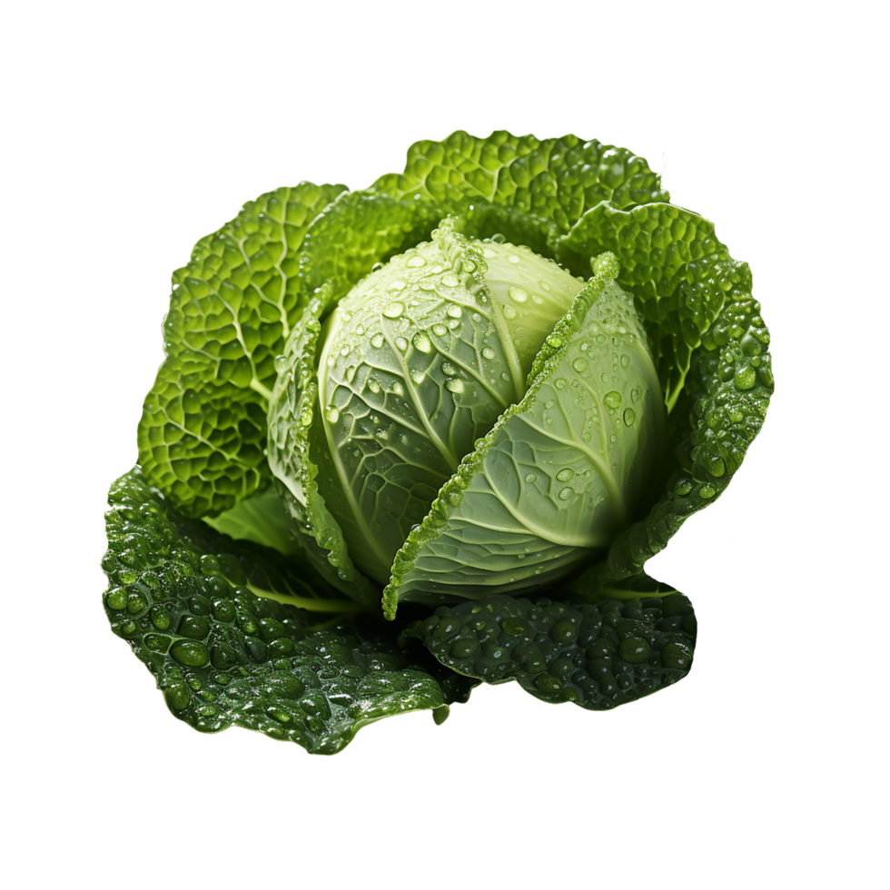 Cabbage, Cabbage Png, Cabbage Vegetables Png, Cabbage Clipart, Transparent Background, AI Generative png