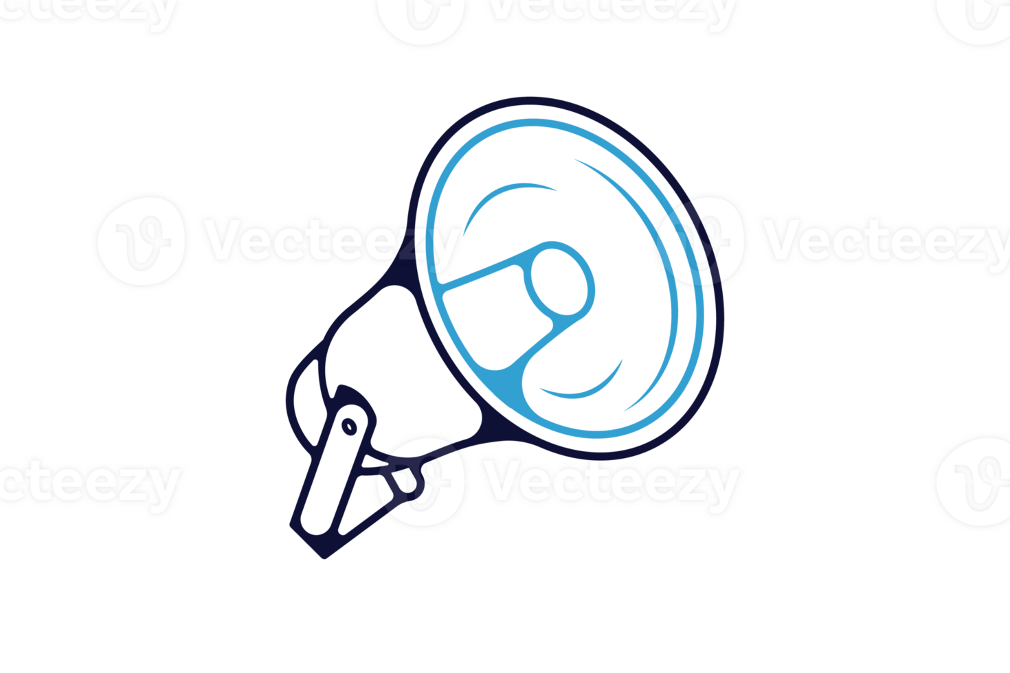 Megaphone speaker logo design. Marketing time concept design. Announcement speaker object icon design. png