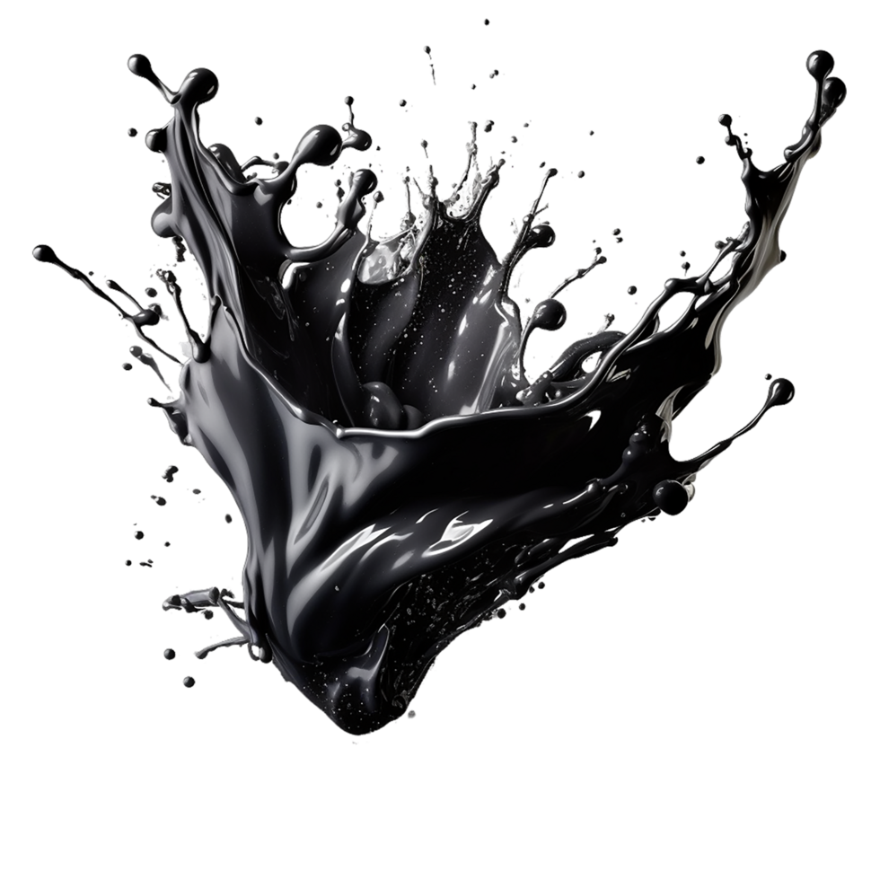 Paint Splash, Black Paint Splash, Black Paint Splash Png, Transparent  Background, AI Generative 29285300 PNG
