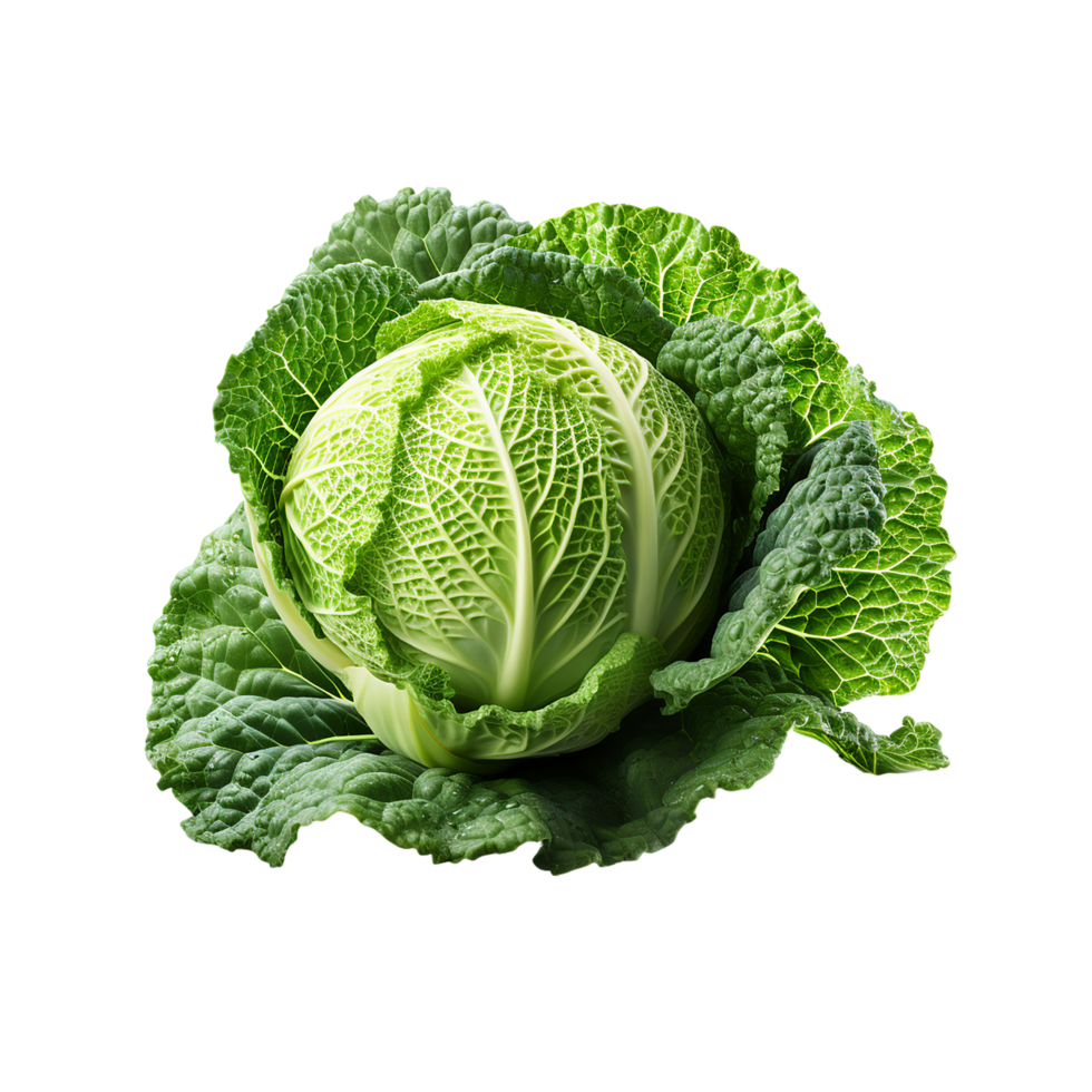 Cabbage, Cabbage Png, Cabbage Vegetables Png, Cabbage Clipart, Transparent Background, AI Generative png