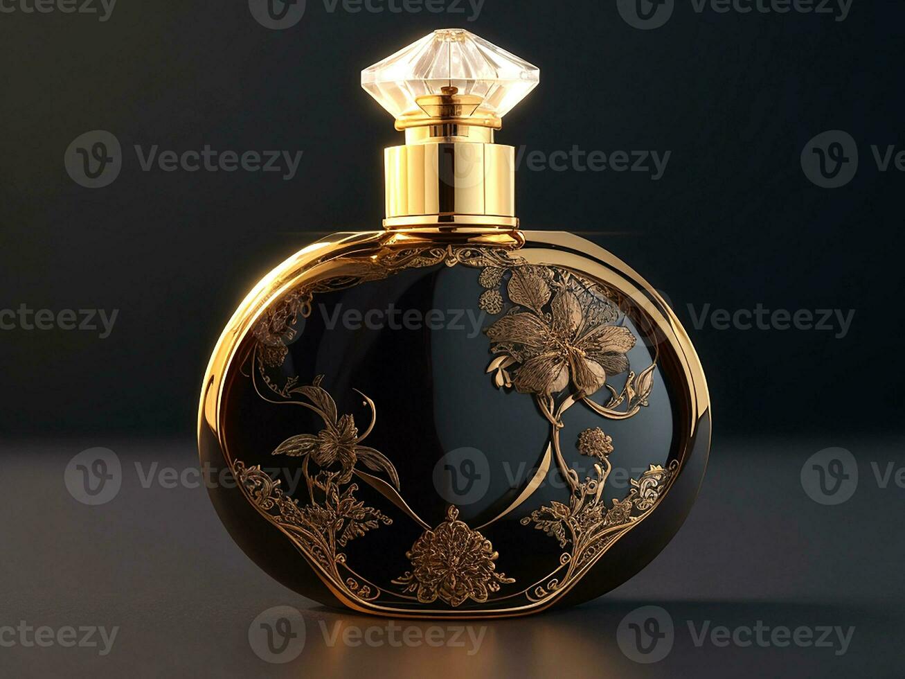 Luxury Perfume Bottle. Generative AI photo