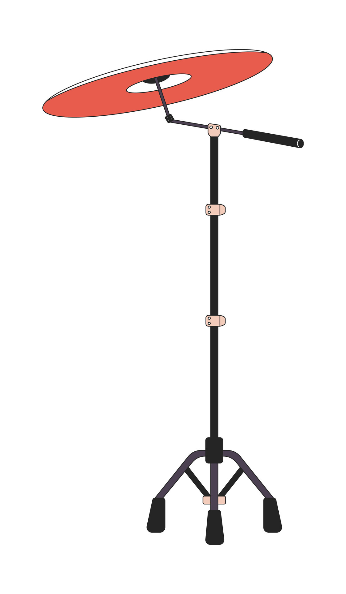 Crash drum outlet