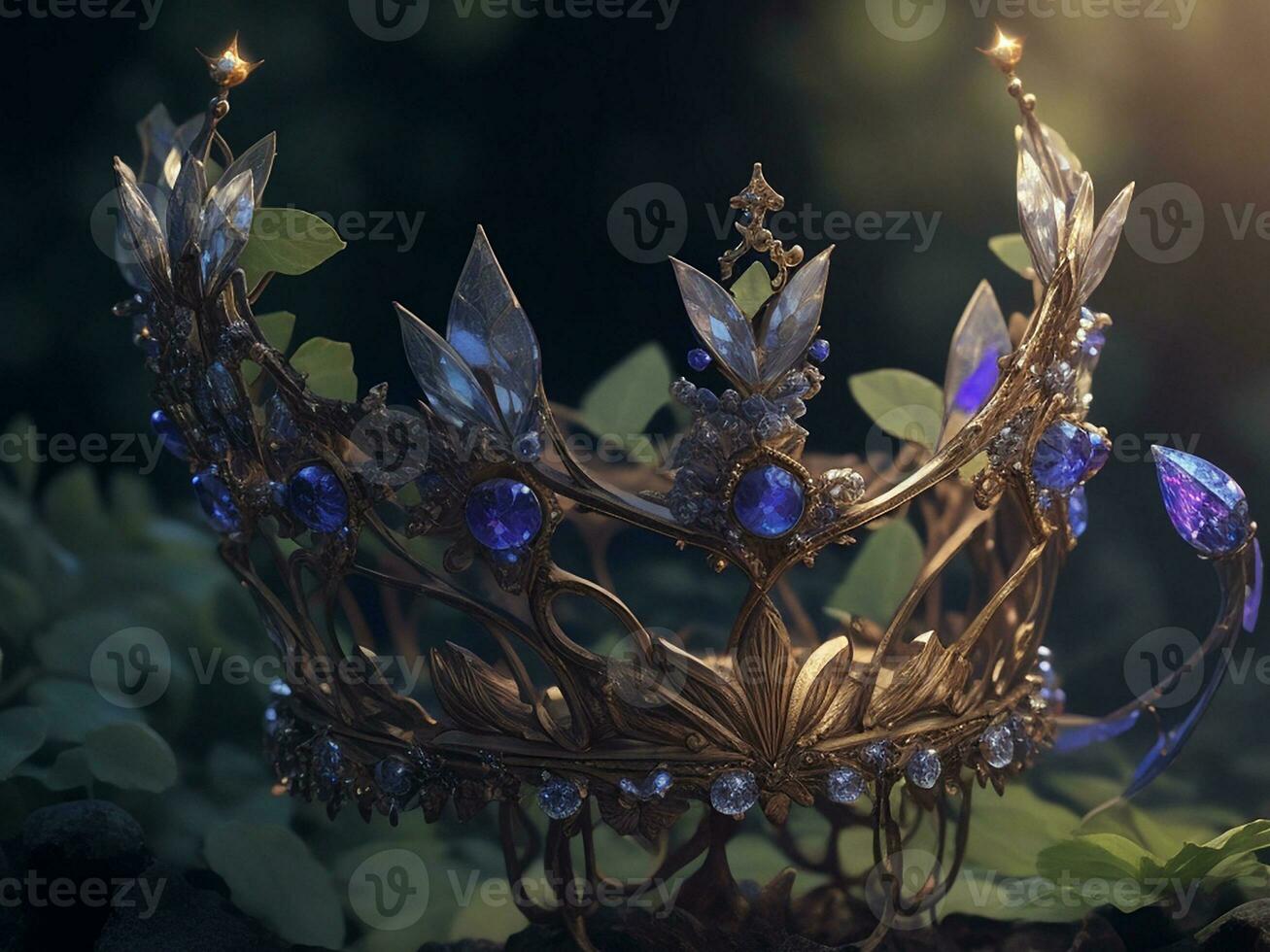 Golden Crown  Generative AI photo