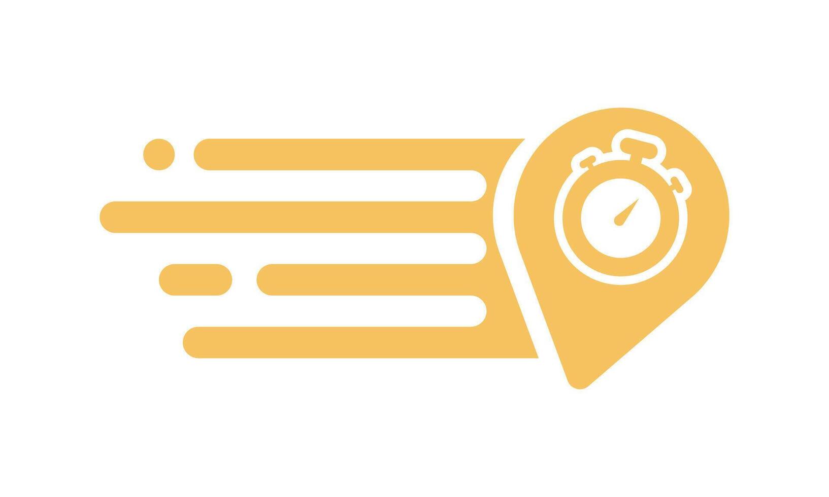 Logo for fast delivery. Isolated. illustration. vector