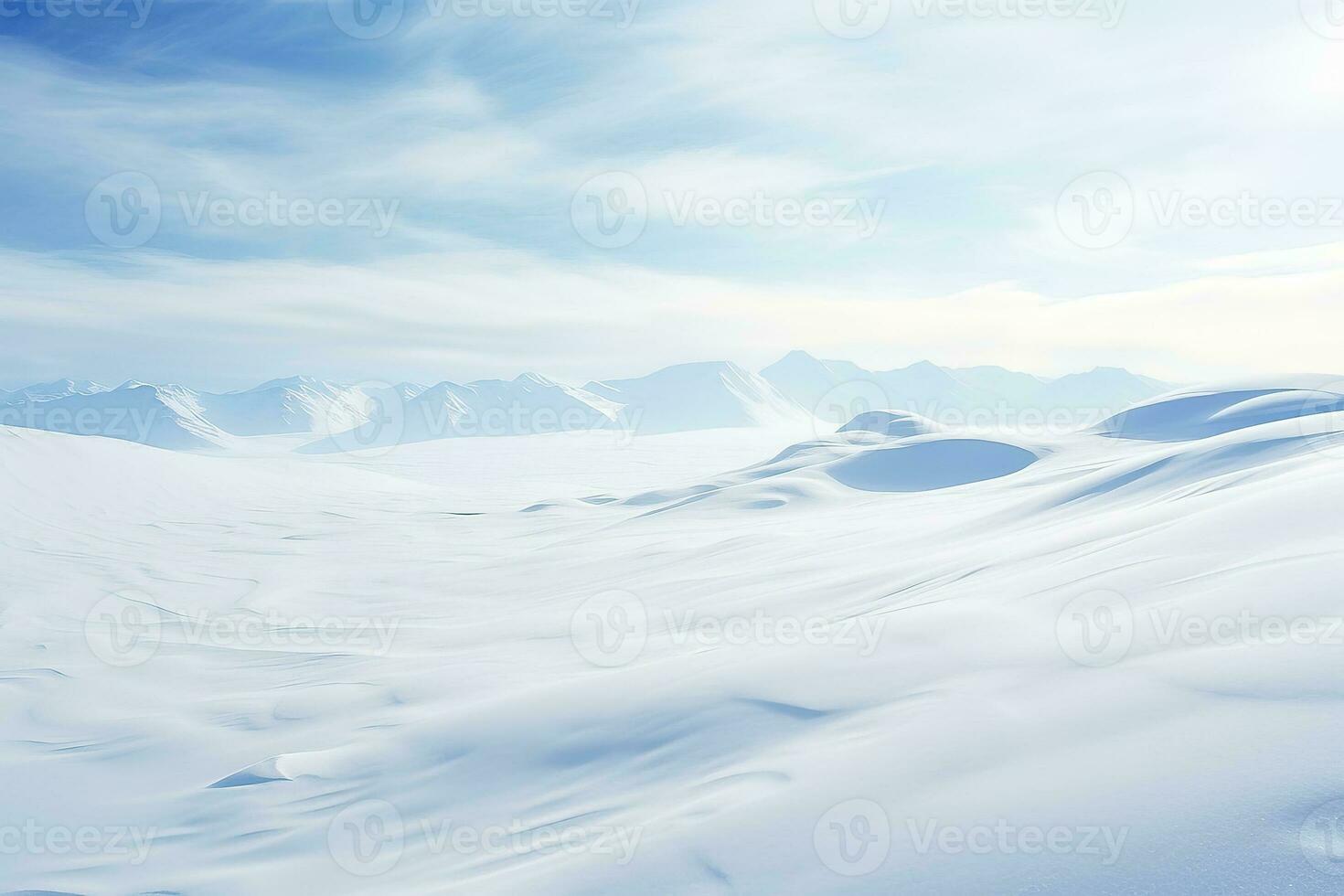 Norway's minimalistic snowdrift landscape is beautiful clean light high key and decorative photo