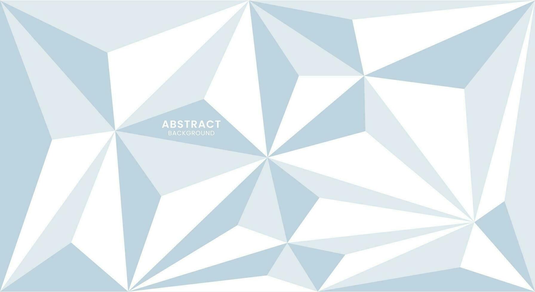 White polygon pattern background vector