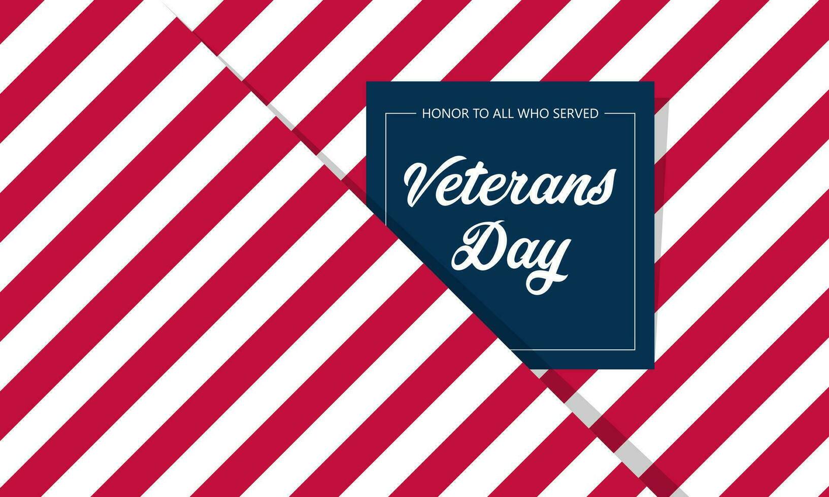 Veterans Day, honoring everyone who served. vector