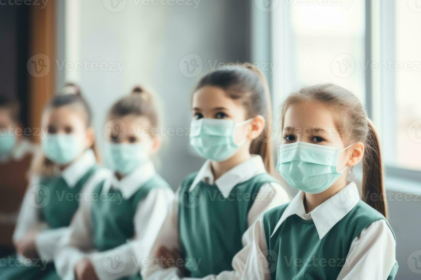 Hygiene guidelines in schools during a pandemic photo