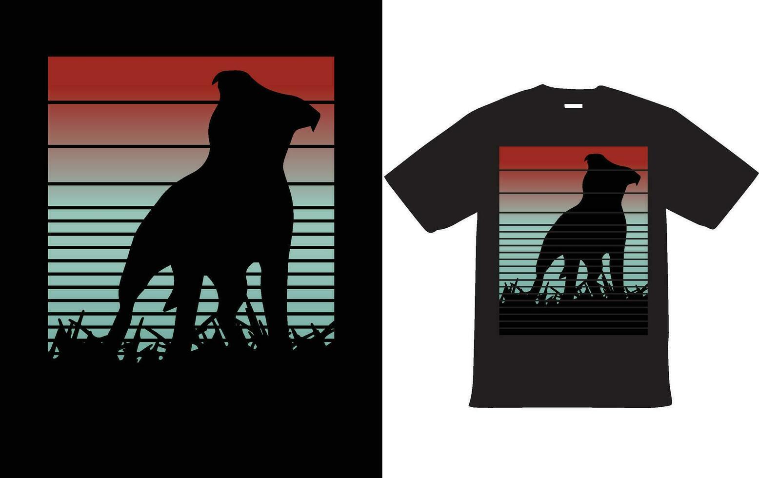 Clásico perro t camisa diseño vector eps archivo para t camisa diseño