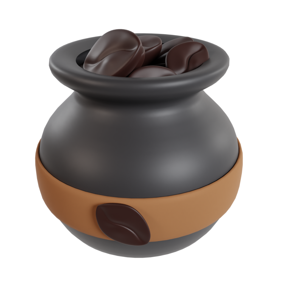 caffè negozio 3d rendere clipart png