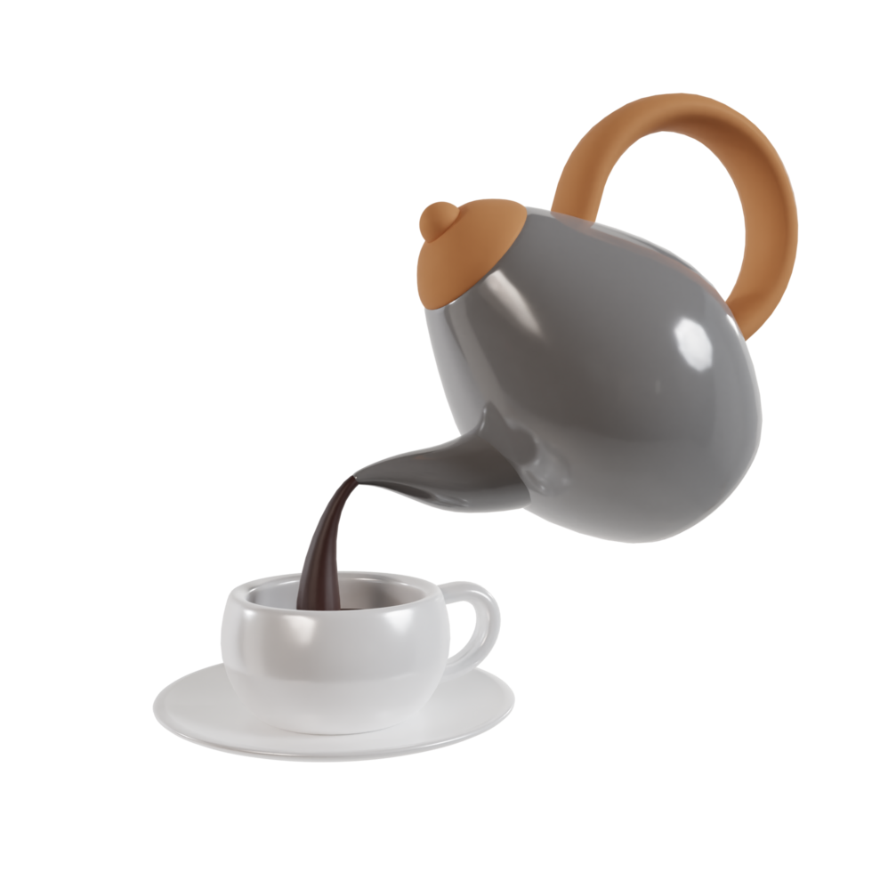 café tienda 3d hacer clipart png