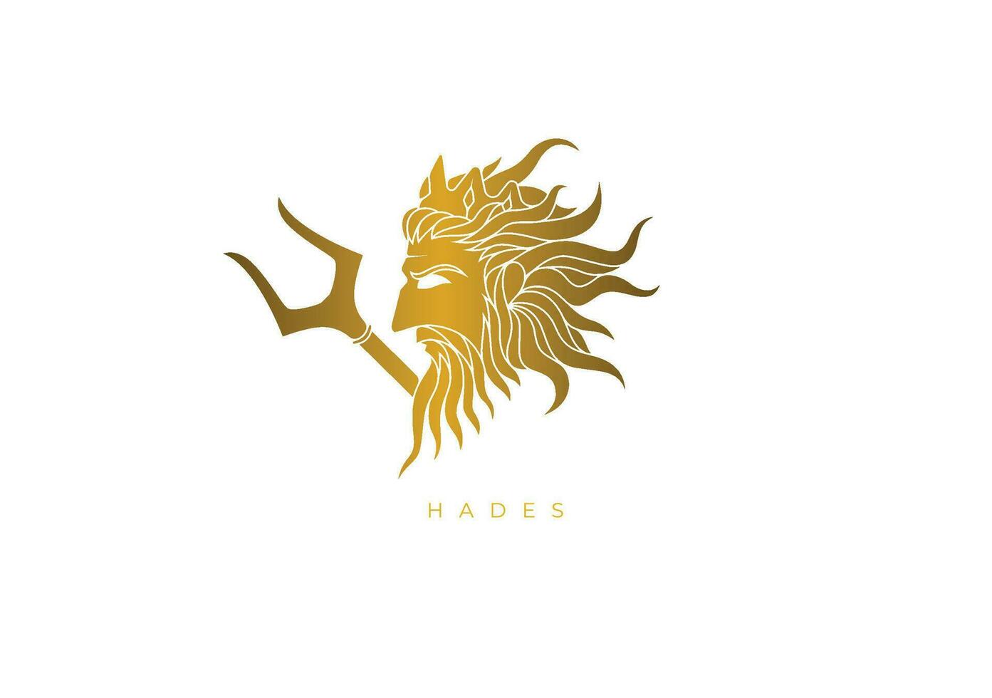 GOD OF DEATH, HADES LOGO vector