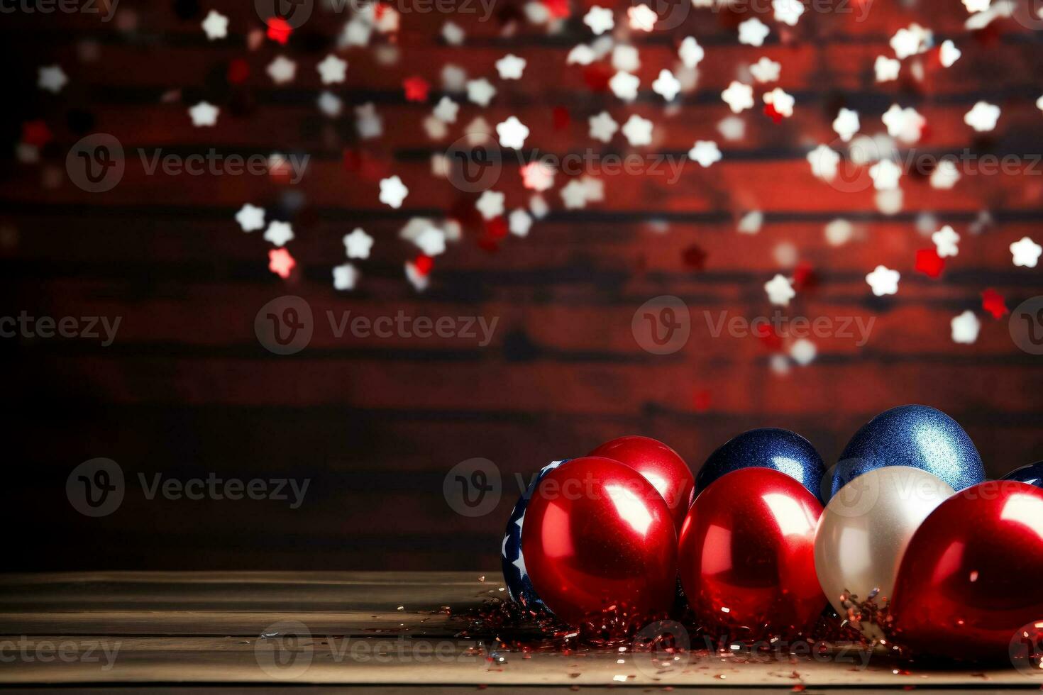 Celebrations at citizenship ceremony patriotic background with empty space for text photo