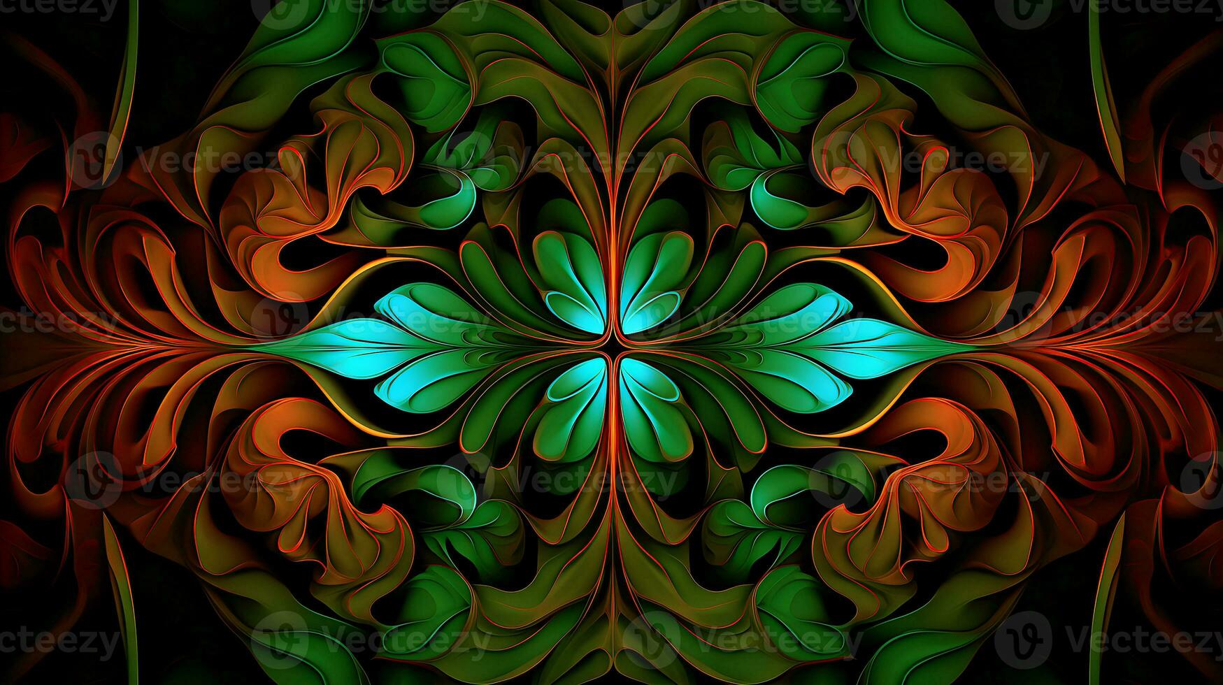 Abstract background with purple colorful pattern generated by Ai photo