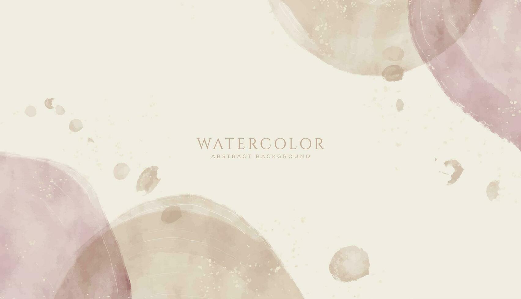 Abstract horizontal watercolor background. Neutral light colored empty space background illustration vector