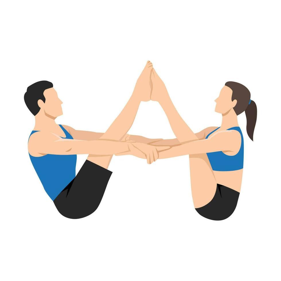 Partner Boat Pose