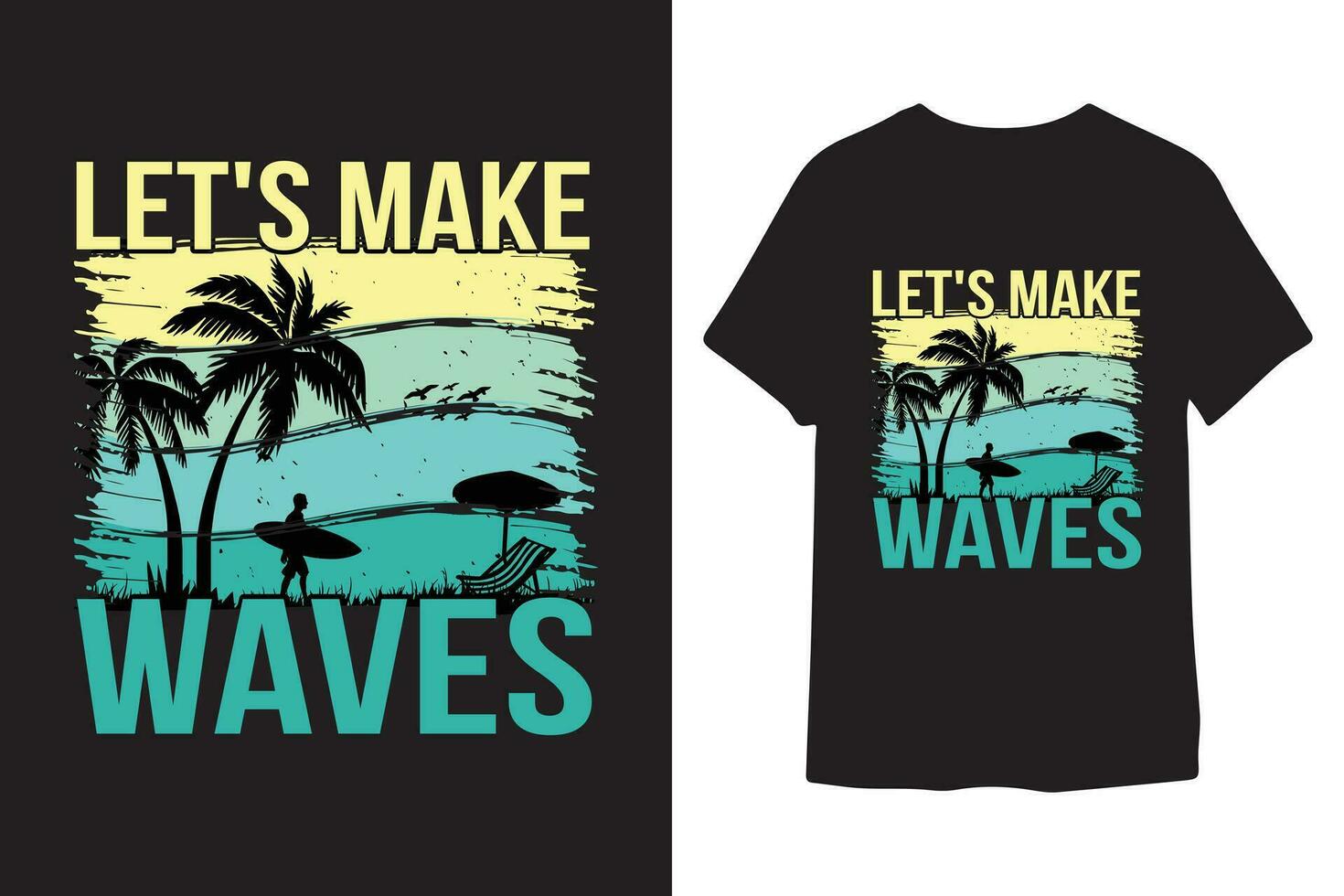 trendy summer tshirt design,retro  vintage typography and lettering art vector
