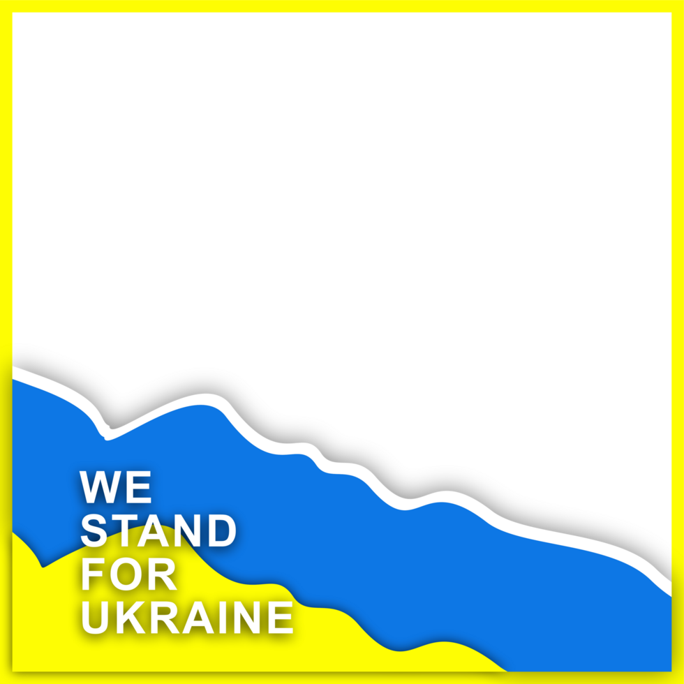 Photo frame support for ukraine png
