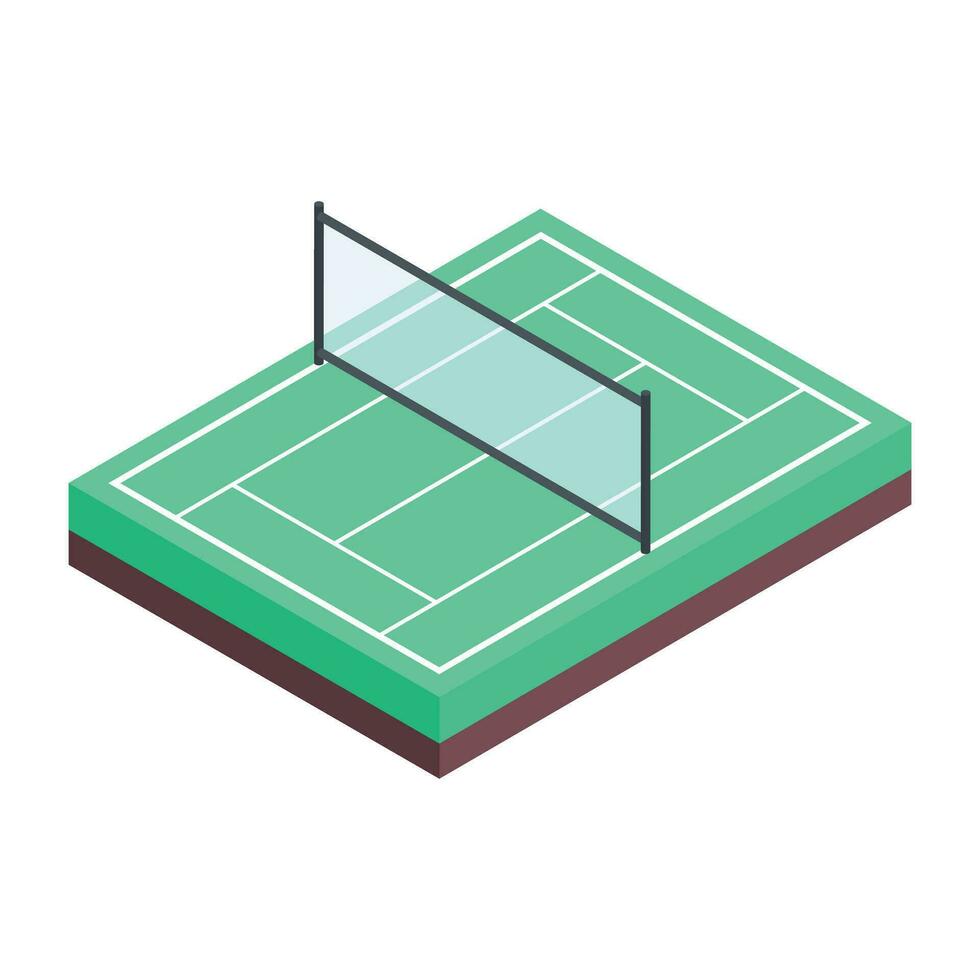 Street modern style isometric illustration vector