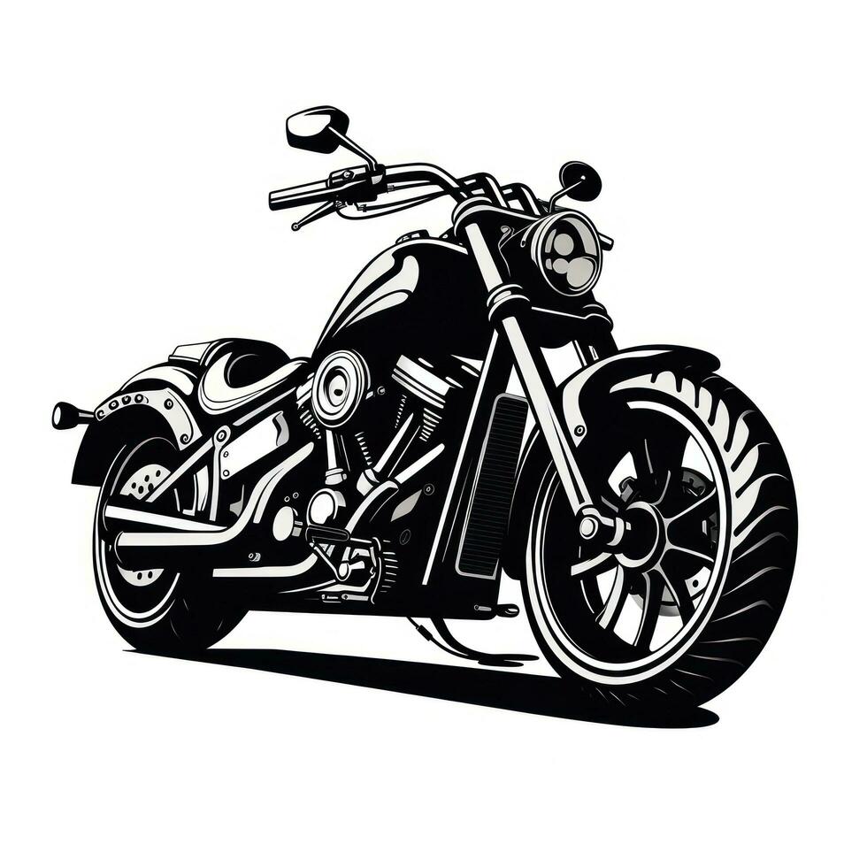 Black motorcycle club logo photo