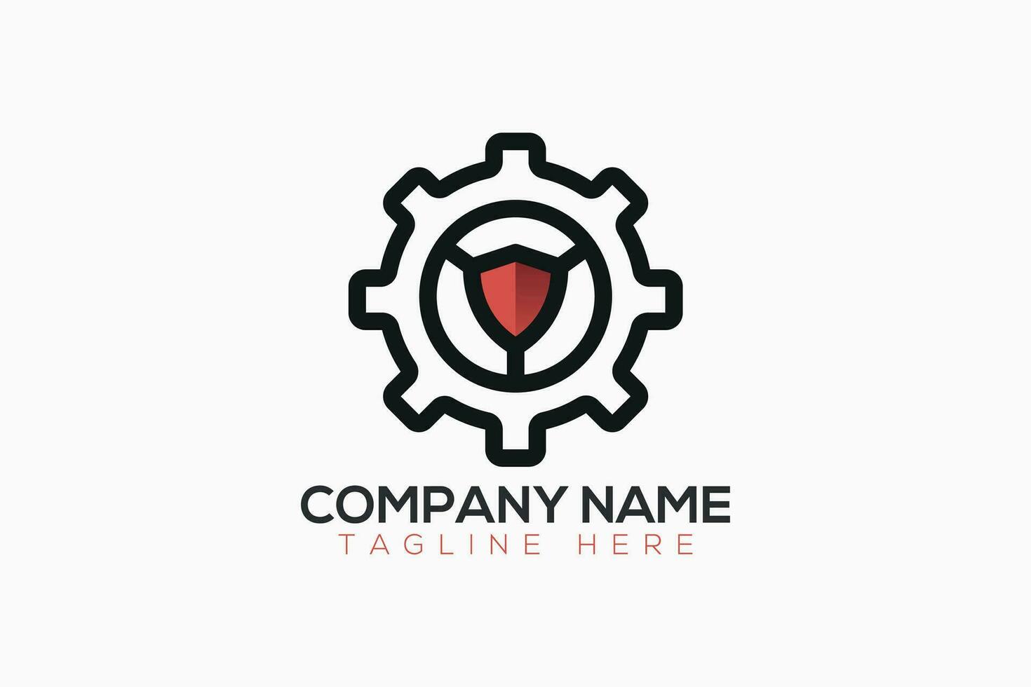 seguridad empresa logo diseño vector