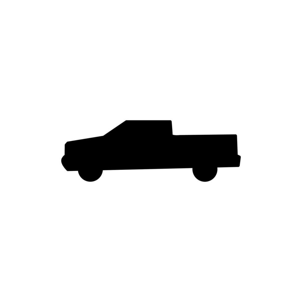 vector car icon on a white background