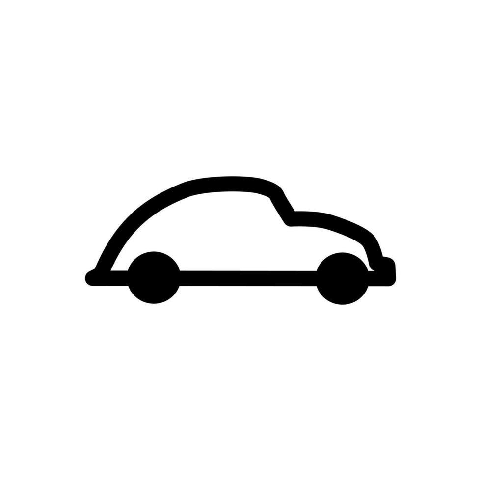 car icon on a white background vector
