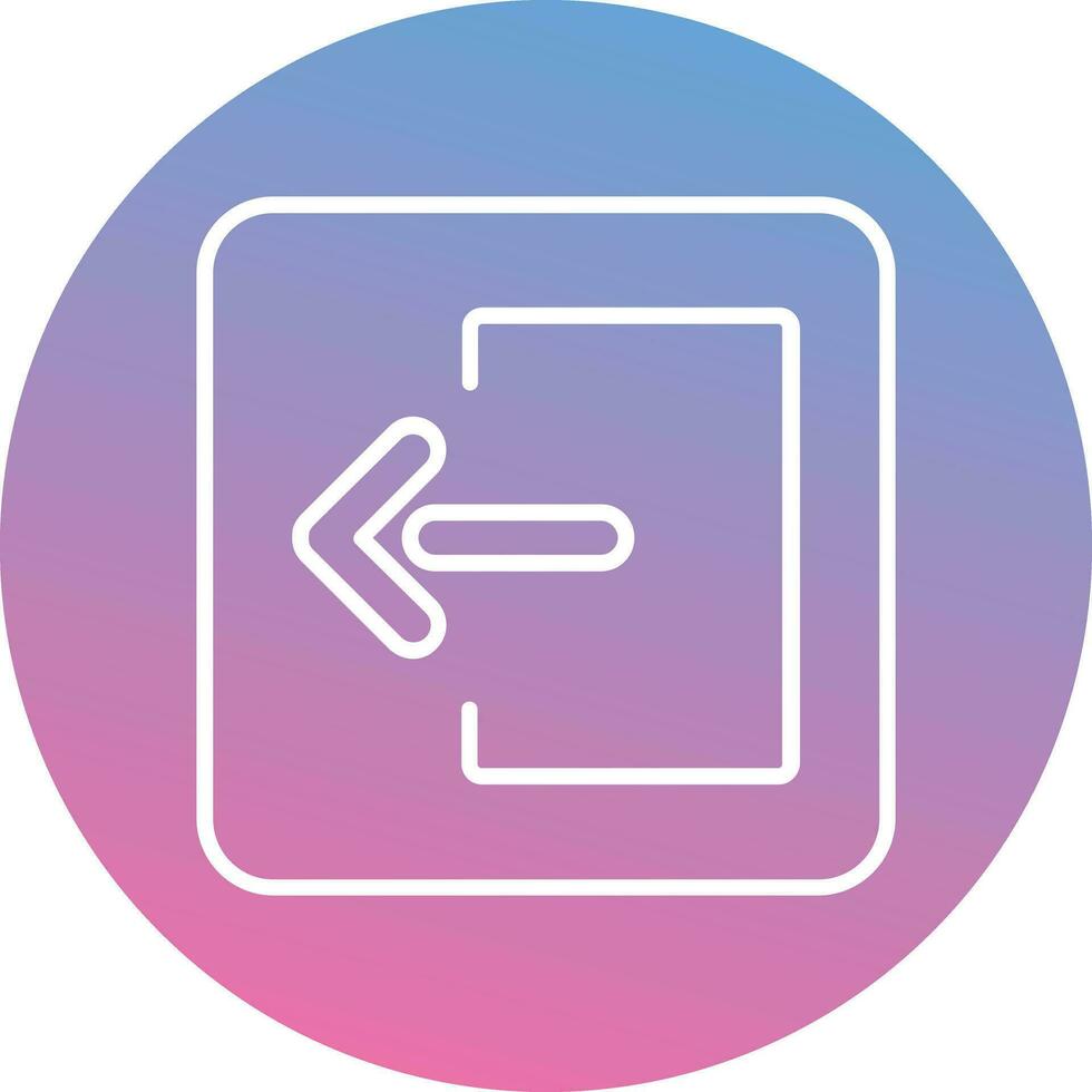 Log Out Vector Icon