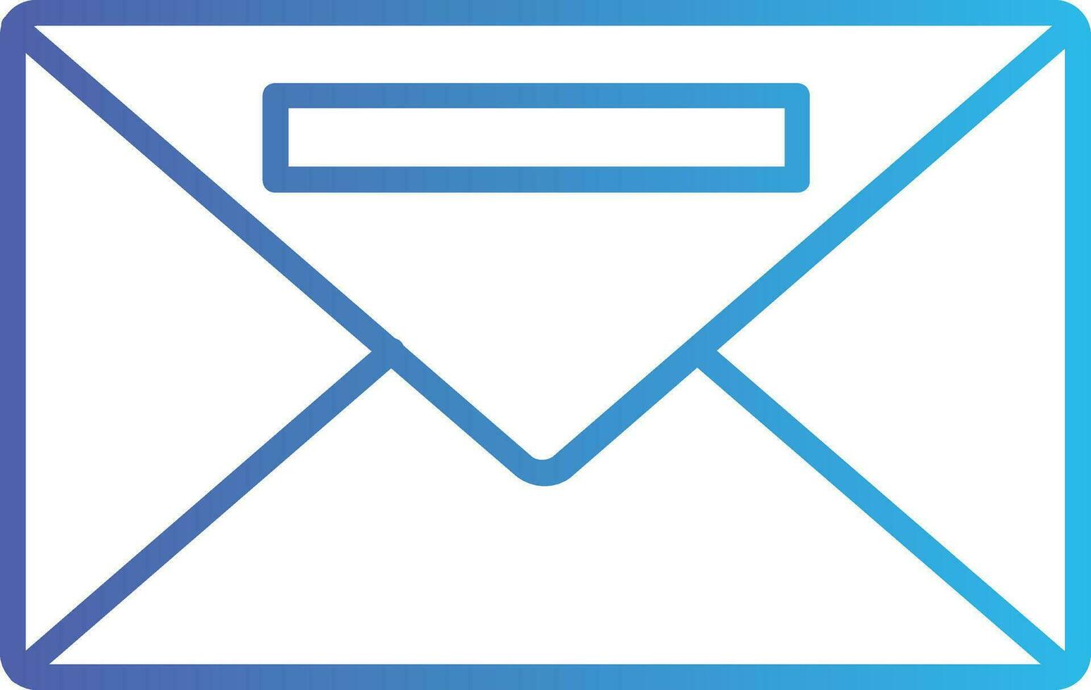 Mail Filled Icon vector