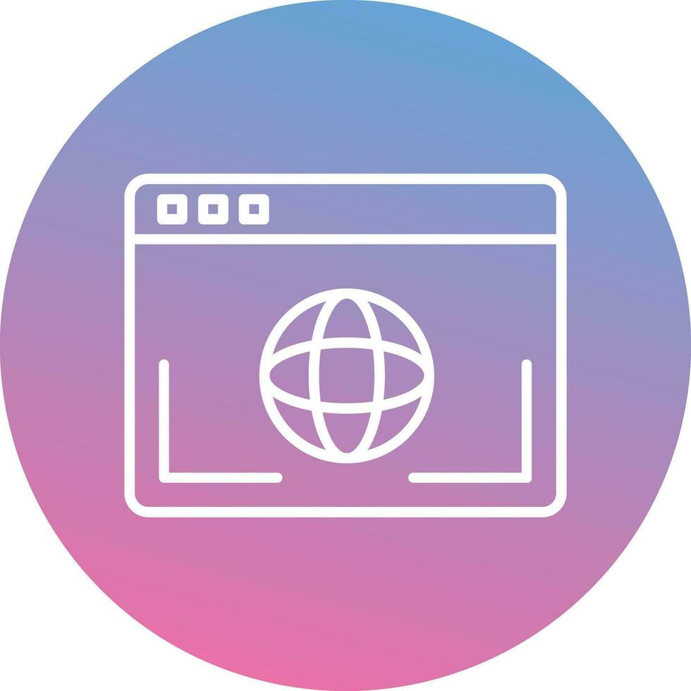Browser Vector Icon
