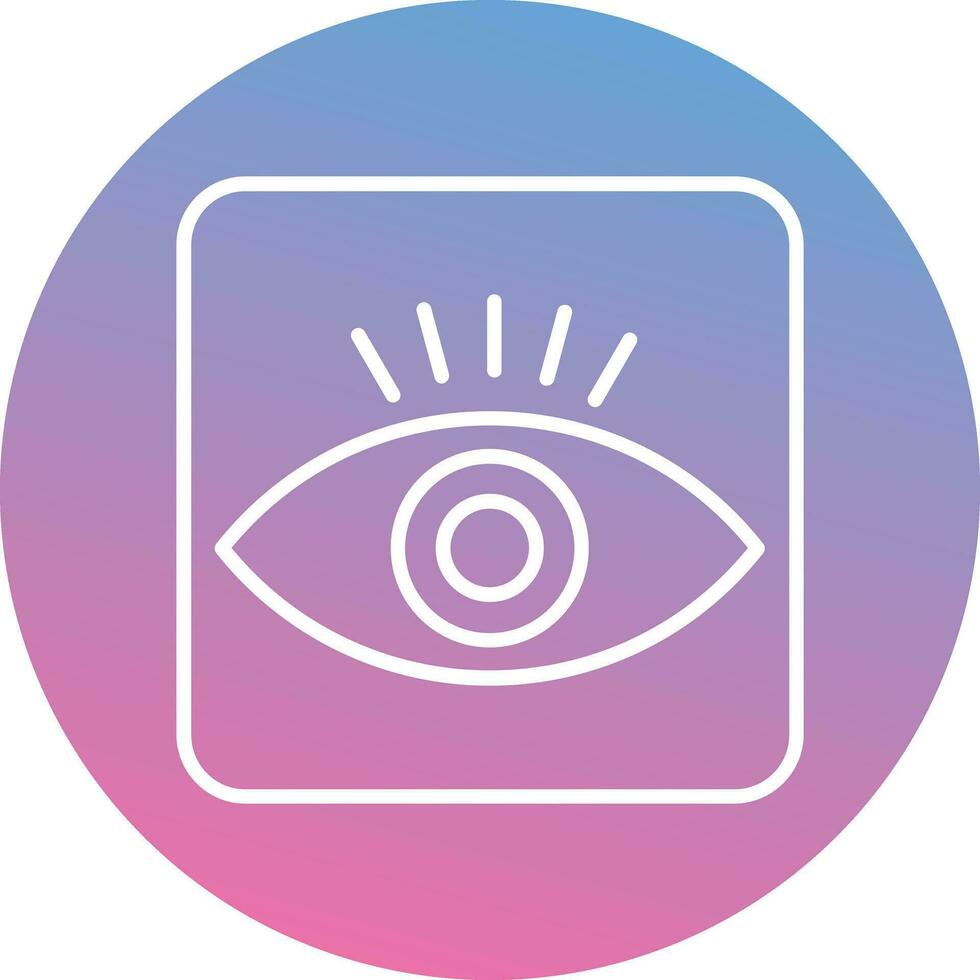 icono de vector de ojo