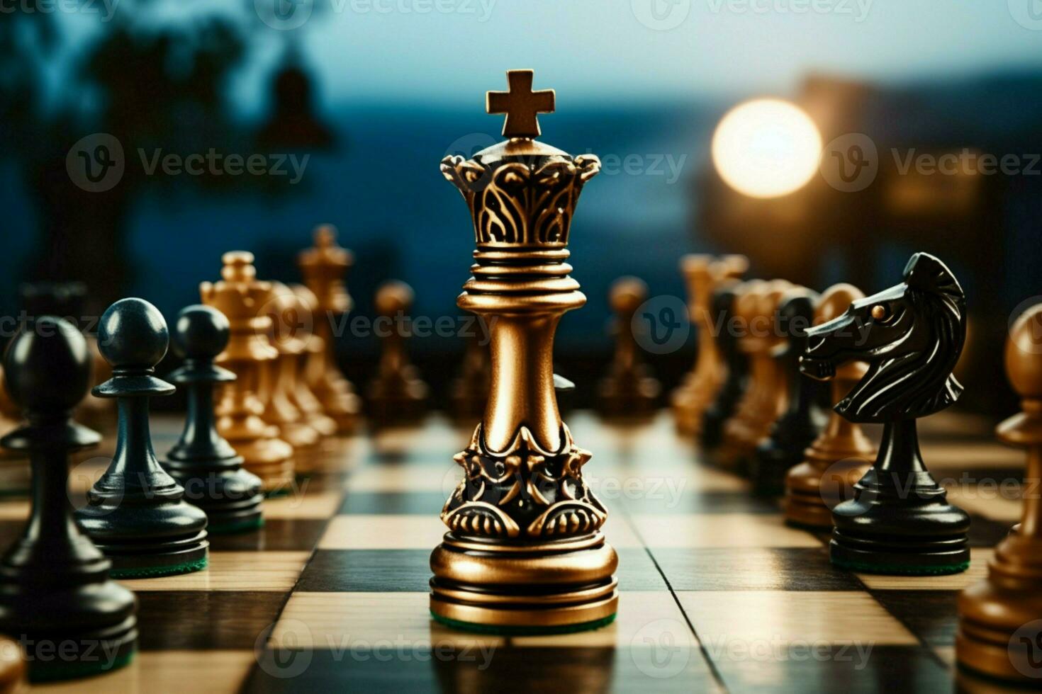 In the world of business, a chess piece symbolizes strategic financial  decisions Vertical Mobile Wallpaper AI Generated 31596906 Stock Photo at  Vecteezy